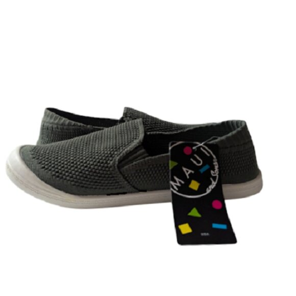 Maui and Sons Womens Woven Waffle Weave Slip On Olive Sneakers Size 7.5 NWT NWOB - Picture 1 of 6